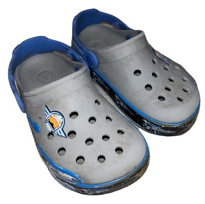 Crocs Star Wars Children s Clogs Sandal X-Wing Light-Up Blue Gray Toddler Sz 11