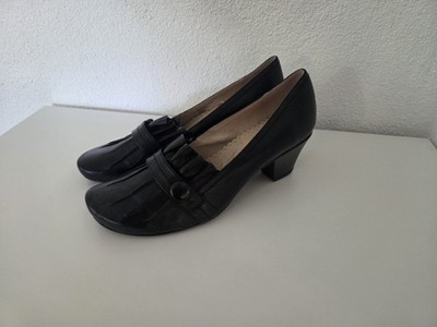    Caprice Damen Pumps Absatzschuhe schwarz Echtleder Gr. 41