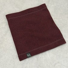 BUFF Polartec Fleece Neck Gaiter Burgundy Ski Snowboard Neck Warmer Outdoor