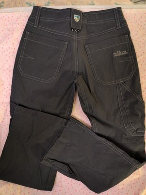 Kuhl Dark Gray XS Boys Pants 5/6 adjustable waist