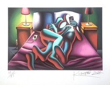 Mark Kostabi serigrafia  just like you promised