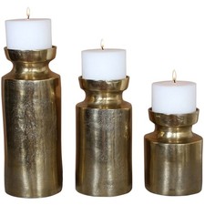 Uttermost 18958 Amina 13 X 5 inch Candleholders, Set of 3