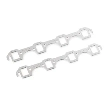FlowTech Header Gasket 99253FLT; Real Seal Alum, 1.48 x 1.12 Rect Port for SBF
