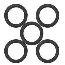 5 Pcs Speaker Ring Replacement Parts Foam Sponge Round Edge Rings