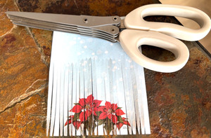 8" Fringe Scissors Craft Shears 10 Blades Martha Stewart Excellent Condition