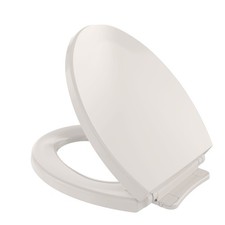 Toto SS113 Beige Softclose Round Closed-Front Toilet Seat Lid