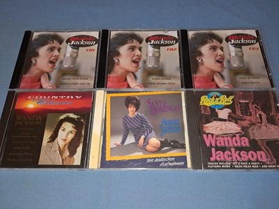WANDA JACKSON - CD-Sammlung - 6x Album - TOP!!