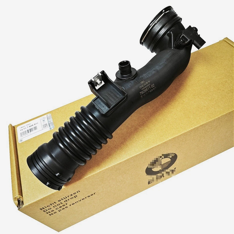 New Turbo Intercooler Pipe Hose Rear Duct 13717609811 For BMW 535i 3.0L  Foto 2 de 4