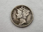 1928 D U.S. Mercury Head Silver Dime KW-5