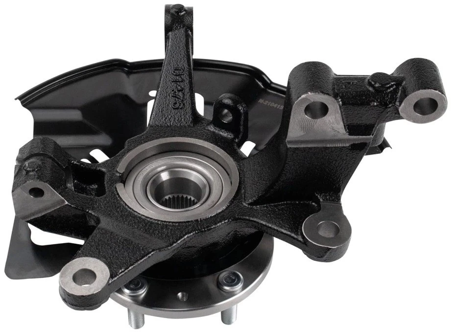 LH Front Wheel Bearing & Hub Assembly with Knuckle For 2007-2012 Mazda CX-7 CX-9 - Imagem 2 de 2