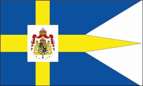 Royal Flag of Sweden 3x5 ft Swedish King Queen Family Coat of Arms