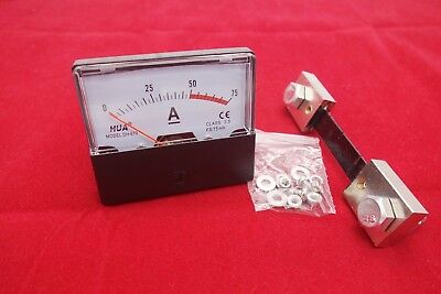 1PC DC 0-20mA  Analog Ammeter Panel AMP Current Meter 60*70mm directly Connect