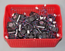 Lot of 41 Delta EFB0405LD  5VDC wired computer cooling fans,  computer, server