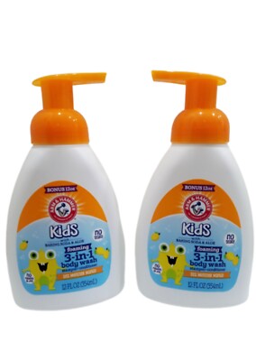 2 Arm & Hammer Kids With Baking Soda Foaming 3-in-1 Sea Monster Mango