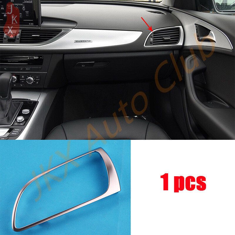 Carbon Fiber Air Vent Trim Cover For Audi A4 B8 2009-2016 & A5 2008-2017 - Console AC Outlet Upgrade