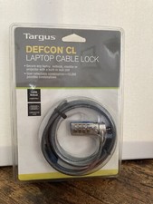 Targus Defcon CL Laptop Computer Security Cable Lock Combination New Sealed