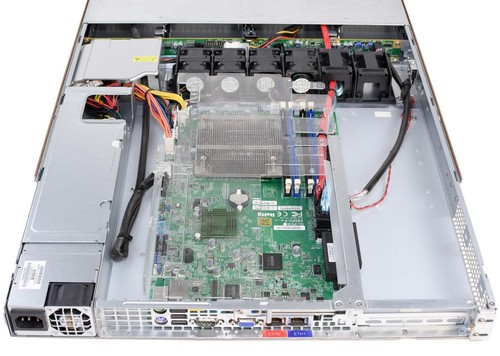 SUPERMICRO CSE-815TQ-563UB X9SPU-F Intel Xeon E3-1220v2 3.3 GHZ 16GB 1U Server - Picture 2 of 2