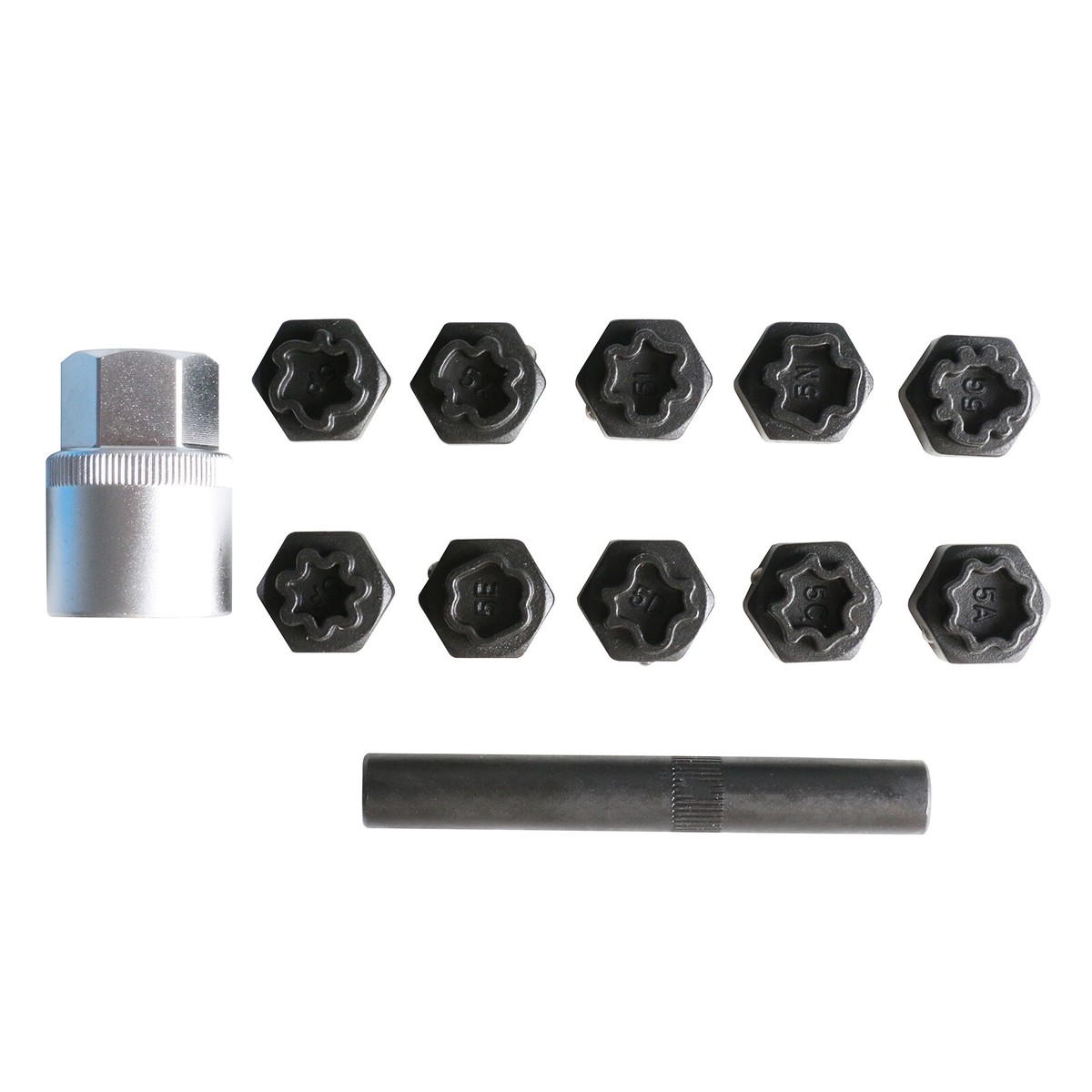 Wheel Lock Lug Nut Key Socket Set Anti-theft Remover Tool