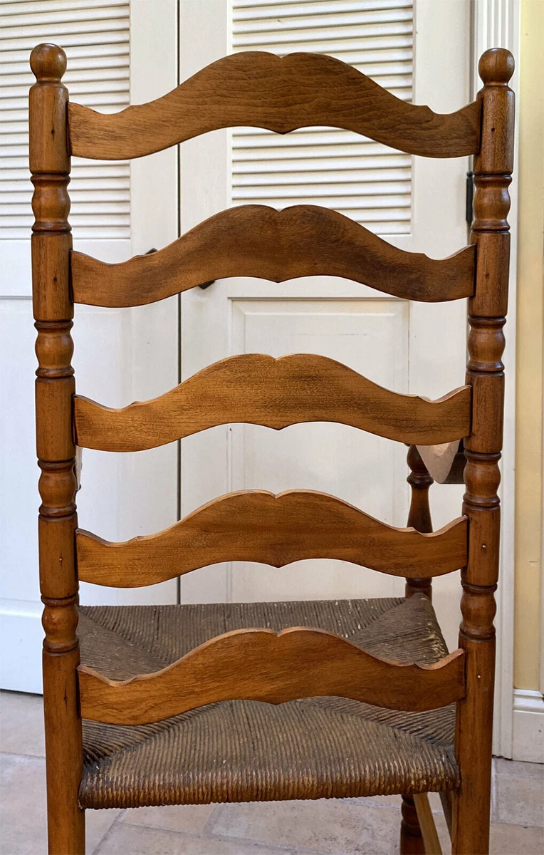 Tms ladder back online rush seat chairs