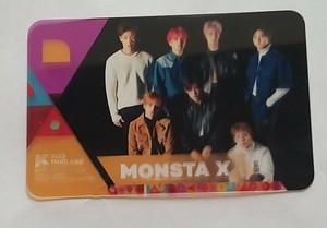 Monsta x korea k pop 2018 thailand transparent photocard ...