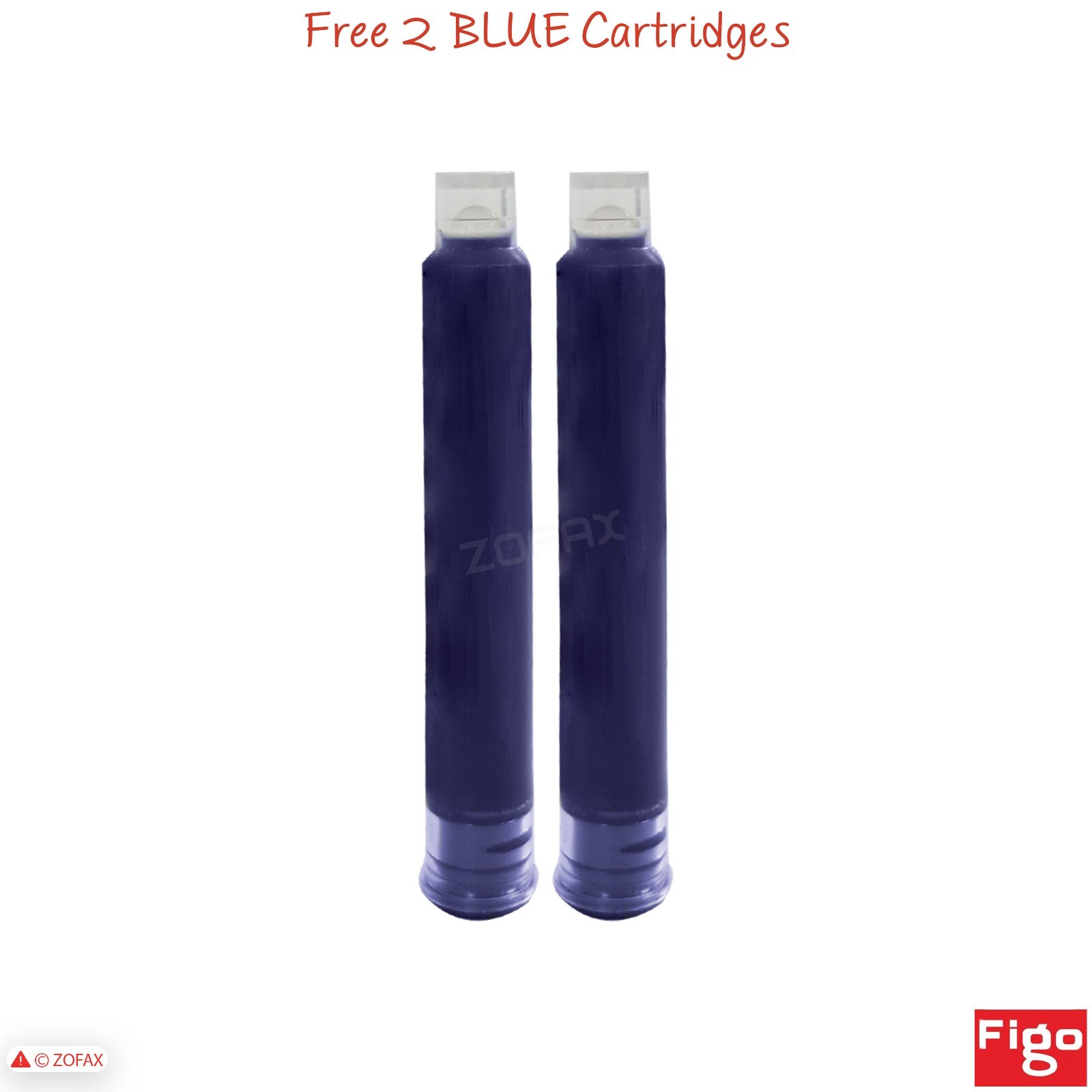 BLUE Liquid Fountain Ink Pen Durable Nib FIGO Platinum Soft Pen