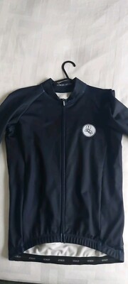 Attacus Cycling medium Blue thermal winter jersey UK