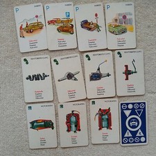 Quartettspiel Fahrschule alt Nr. 297 von Piatnik Wien aus 1966 Deckblatt fehlt