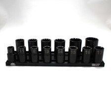 Mac Tools 14-pc. 12 Drive Metric Spherical Impact Socket Set Svpm14sbrpt