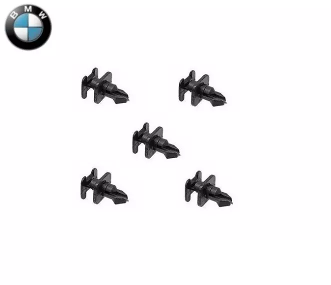Set of 5 BMW GENUINE E32 E34 Plastic Rivets for Windshield Wiper Cover ...