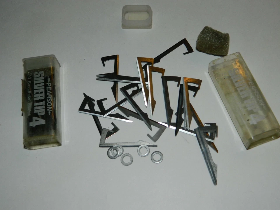 Новый 48 Pearson Silvertip 4 лезвия широкая головка стрелы лезвия - 2 упаковки из 24 лезвий - Изображение 4 из 4