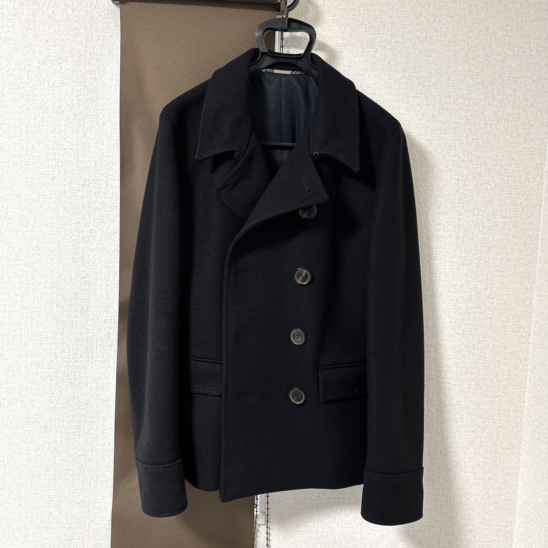 DIOR HOMME 4HH1028069 Pea Coat 48 Black Authentic Men Used from Japan