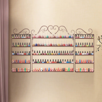 Big Metal Nail Polish Display Organizer Wall Hang Rack Holder Over 200 ...