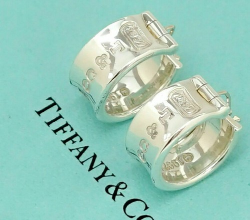 Tiffany \u0026 Co. 1837 Wide Hoop Earrings 