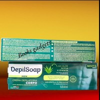 1 Tubo Depilsoap Crema Depilatoria Corpo Men Uomo Con Aloe Lenitiva Idratante