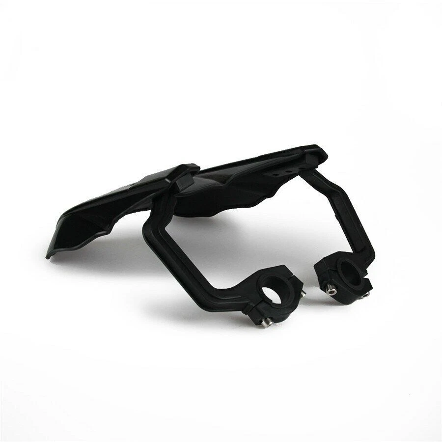 Pair Black Motorcycle Racing 7/8" 22mm Handlebar Hand Guards Handguard Protector - Image 3 of 4