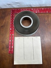 Vintage Rotary Slide Tray Carousel Reel For Projector with index card