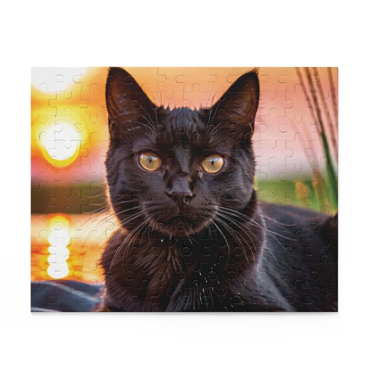 Black Cat Gatto Nero Puzzle (120, 252, 500-Piece) | eBay