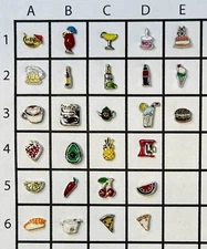 Floating Charms to fit Origami Owl #12 Buy 4 Get 1 Free MESSAGE FOR FREE CHARM!