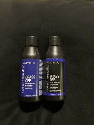 Travel Size Matrix Total Results Brass Off  Shampoo And Conditioner 1.7oz