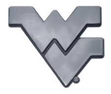 west virginia mountaineers WV logo chrome car auto emblem usa made