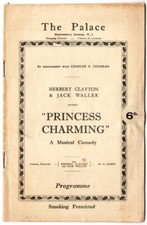 The Palace Theatre, The Magazine Programme, Pincess Charming, August 15, 1927