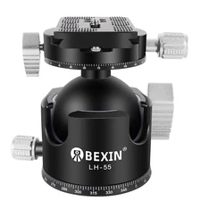 55mm Low center gravity tripod panoramic head With Quick Release Plate for DSLR 