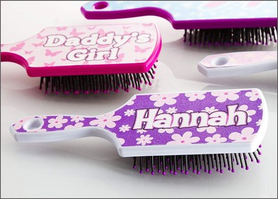 Boxer Glitter Hairbrush with Name Matilda