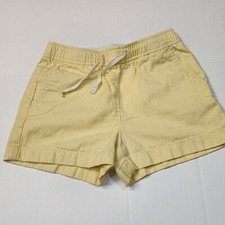 Crewcuts Factory girls size 8 yellow cotton shorts