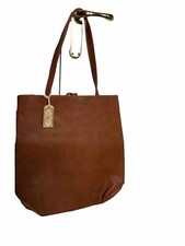Fatface The Classic Borsa Tote, Pelle PU Marrone