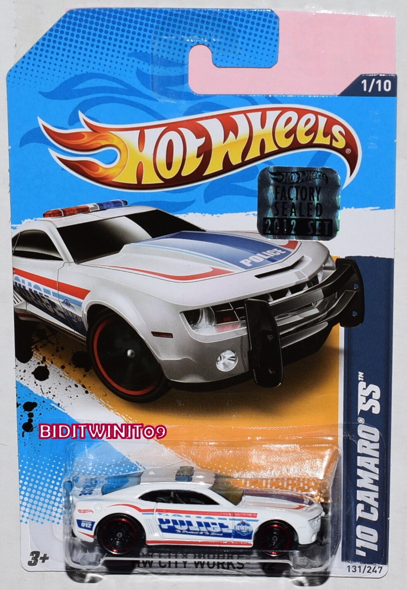 HOT WHEELS 2012 HW CITY WORKS 10 CAMARO SS WHITE FACTORY SEALED | eBay