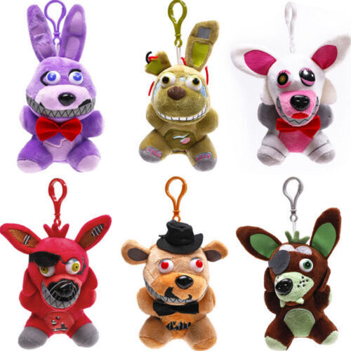 Xinchangda Lot de 5 jouets en peluche FNAF mignons de jeu de cinq