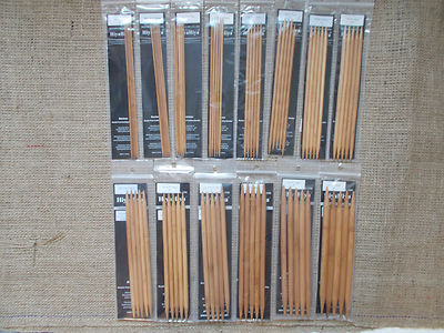 HiyaHiya Doppelseitig Bambus Stricknadeln, Verschiedene Größen, 20 CM, 20.3cm