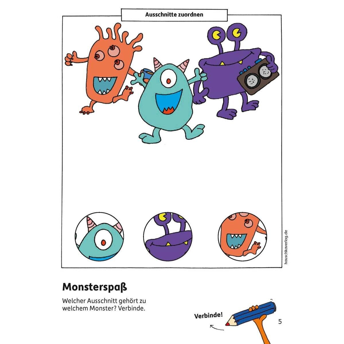 Thumbnail - Hauschka Verlag Kindergartenblock - Meine Ersten Rätsel Und Denkspiele