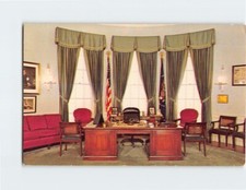 Postcard Replica of President's Office The Harry S. Truman Library Missouri USA